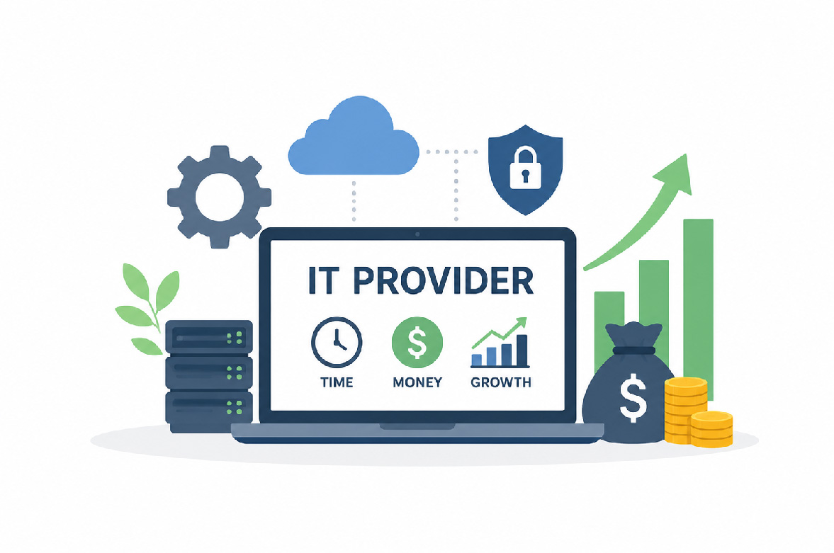 How the Right IT Provider Saves Your Business Time and Money